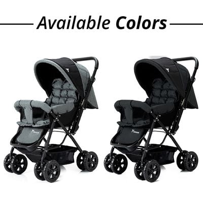 Teknum Reversible Look at Me Stroller - Black